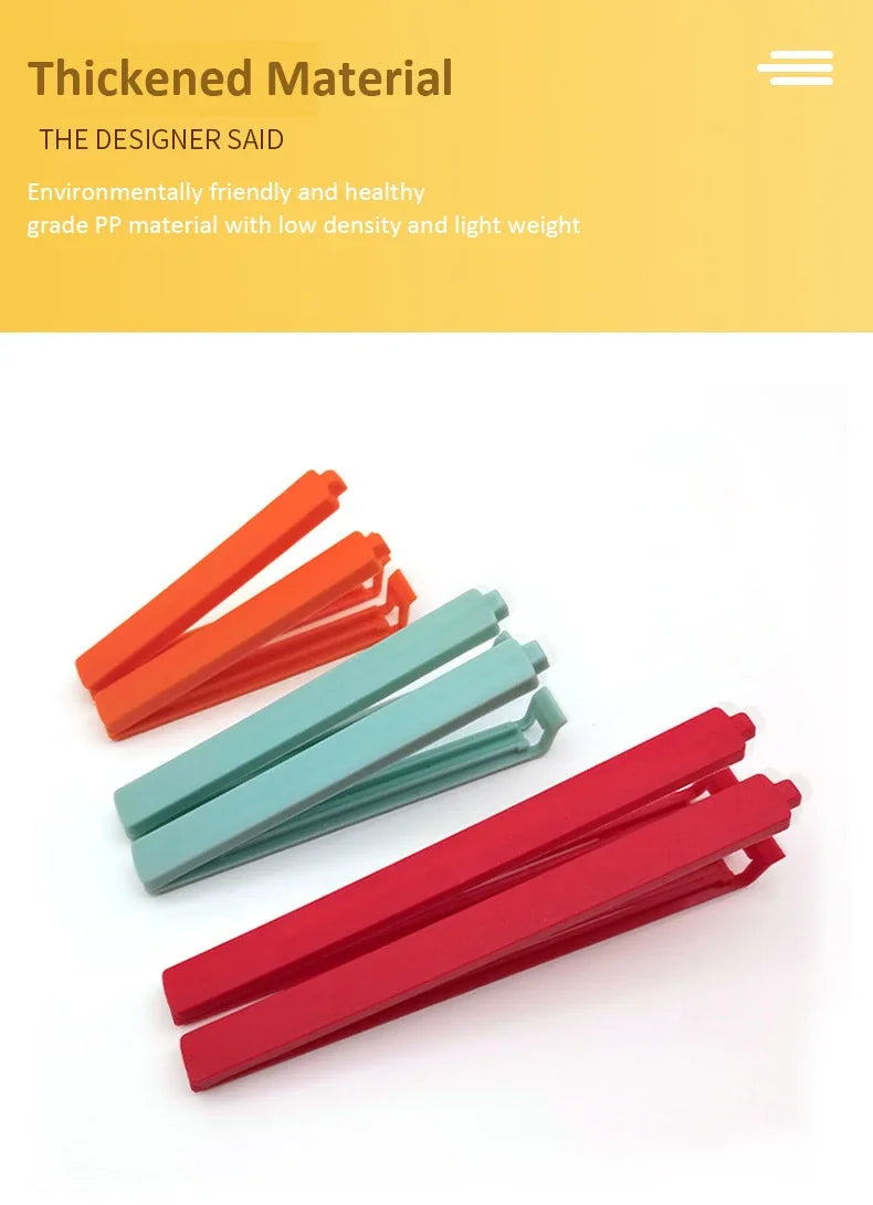 Clips Herméticos para Bolsas — Pack Conservación de Alimentos